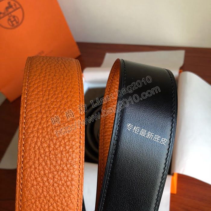 HERMES皮帶 愛馬仕皇家皮帶扣 雙面原版皮帶 專櫃最新 男士腰帶  hgh1962